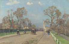 londongallery/camille pissarro - the avenue, sydenham